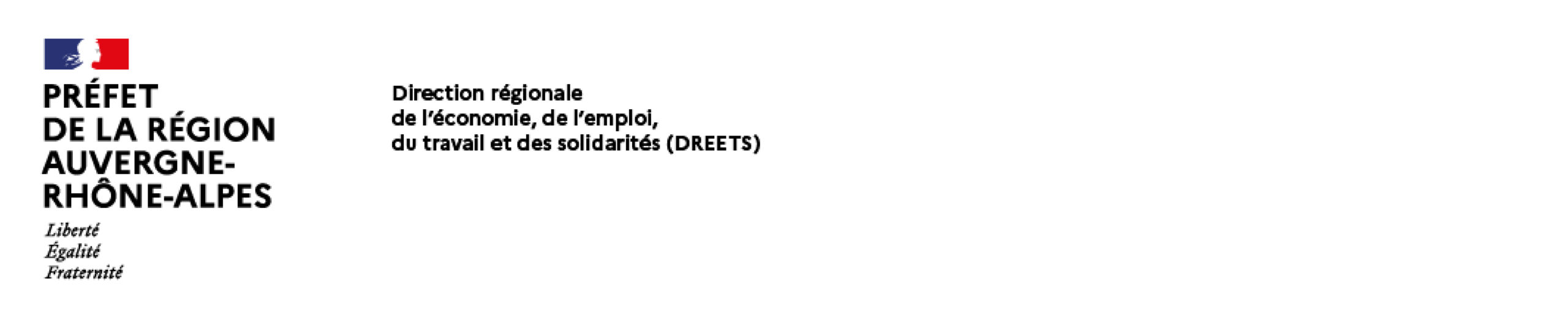 <h4>Direction régionale de l&rsquo;économie, de l’emploi, du travail et des solidarités</h4>
<p>Les DREETS pilotent animent et coordonnent les politiques publiques relevant de leurs missions et mises en œuvre notamment dans les Directions départementales de l’emploi, du travail et des solidarités (DDETS) et les Directions départementales de l’emploi, du travail et des solidarités et de la protection des populations (DDETS-PP).</p>
<p>&nbsp;</p>
<p><span class="btn btn-internal-editor btn-md btn-secondary btn-with-icon after:btn-icon-img after:mask-arrow-right-line"><a href="https://auvergne-rhone-alpes.dreets.gouv.fr/" target="_blank" rel="noopener">Plus d&rsquo;informations</a></span></p>
